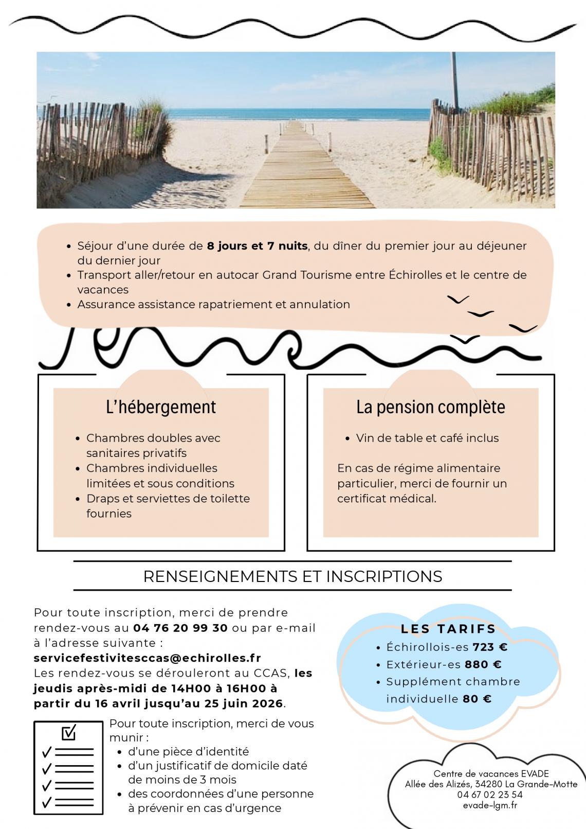 Séjour Grande-Motte