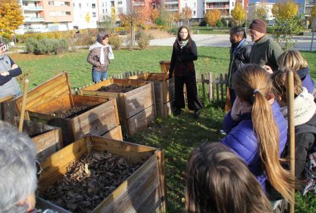 Formation au compostage collectif au square du Champs-de-la-Rousse