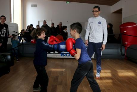 Animation boxe par le service jeunesse