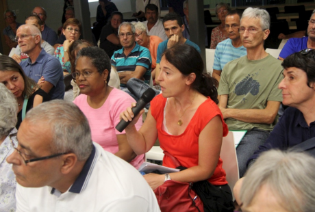 Question d'une habitante lors du débat sur le projet Les Ecureuils 