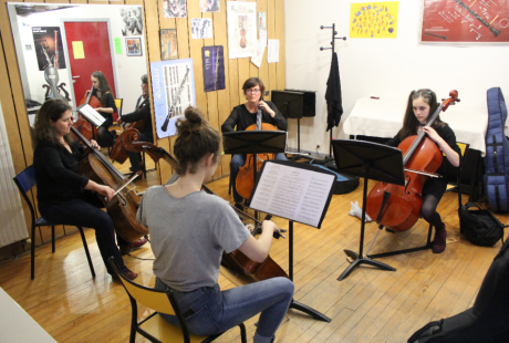 Des musiciens de Divertimento dirigent des master classes au conservatoire Jean-Wiéner