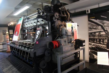 Machine du musée de la viscose