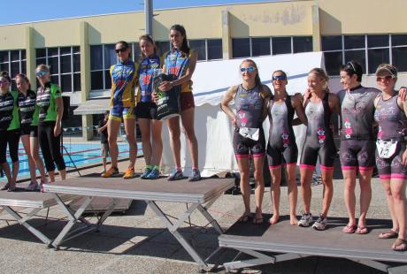 Le podium féminin