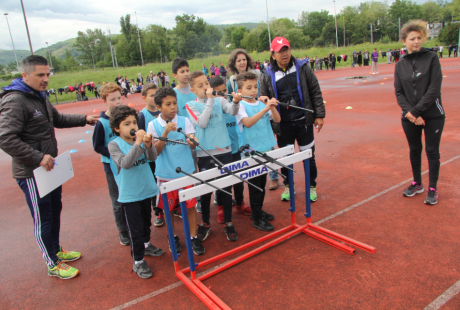 Tir à la sarbacane du tournoi de biathlon EPS