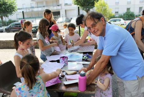 Atelier à la kermesse de l'école Joliot-Curie