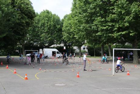 Action sécurité routière école Vaillant-Couturier