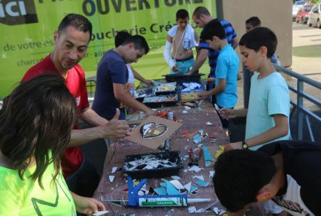 Destination été 2017 devant l'Espace Jacques-Prévert