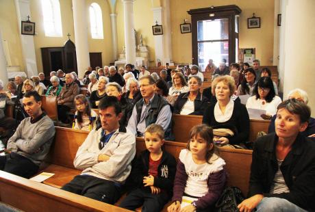 Le public lors du concert à l'église Saint-Jacques