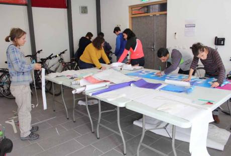 Atelier de confection de sacoches pour vélos