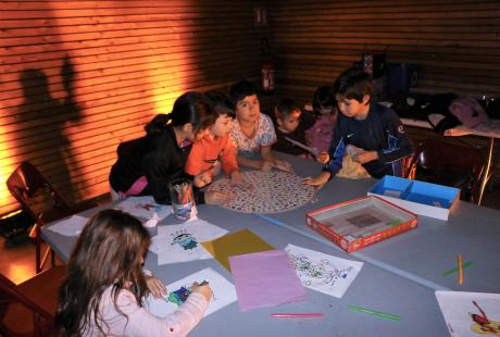 Une crèche avait été organisée afin de permettre aux parents de participer à la rencontre