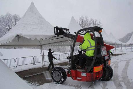 Désinstallation du Marché de Noël