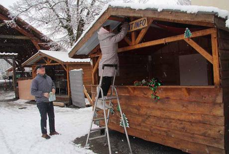 Désinstallation du Marché de Noël