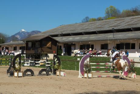 Concours hippique national à l'étrier du Dauphiné