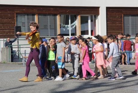 Sortie d'école poétique à l'école Jean-Jaurès