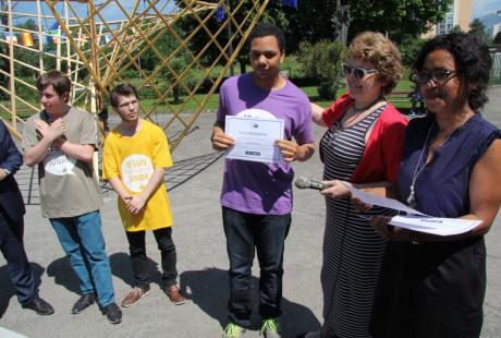 Remise de diplômes aux élèves ambassadeurs