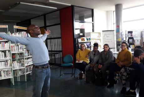 Rencontre avec l'auteur Insa Sané au lycée professionnel Thomas Edison