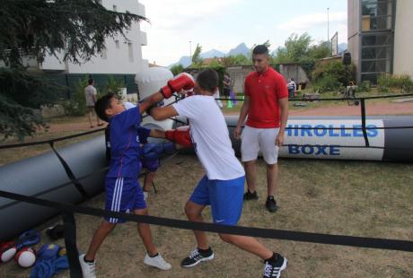 Le ring mobile d'Echirolles boxe