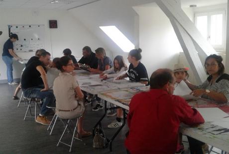 Atelier bande dessinée au Centre du graphisme