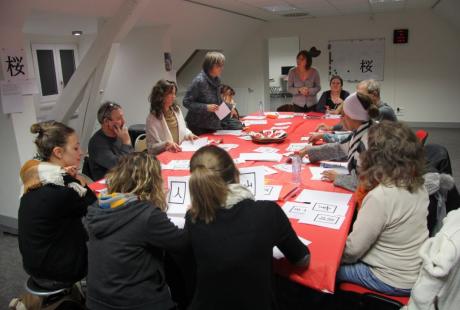 Atelier d'écriture animé par la Maison des écrits au Centre du graphisme