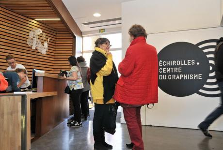 Hall d'entrée du Centre du graphisme