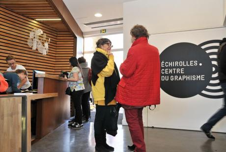 Hall d'entrée du Centre du graphisme