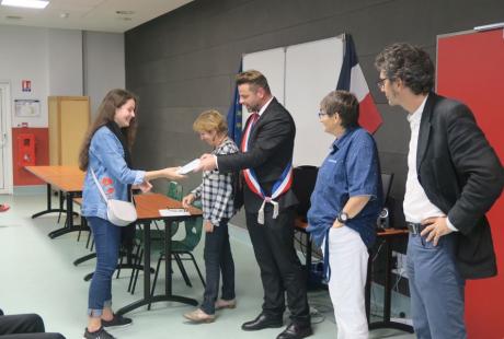 Remise de brevets au collège Jean-Vilar