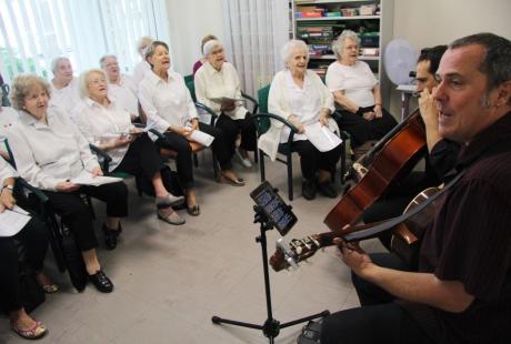 La chorale à chœur joie de la résidence autonomie Maurice Thorez