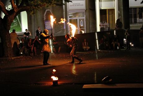 Démonstration / spectacle de combats enflammés avec la Compagnie Briselame.