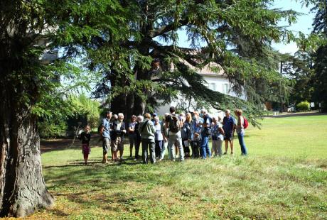 En partenariat avec l'association de botanique Gentiana, le GRAPHEchirolles proposait une visite guidée du parc Géo Charles.