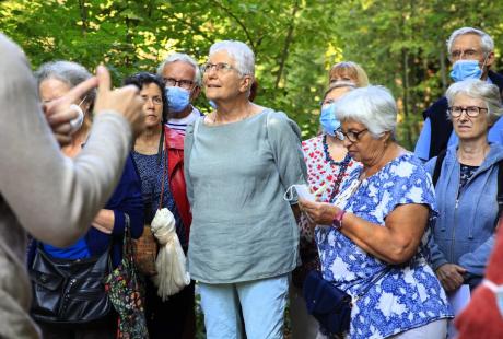 Les participants ont pu redécouvrir la biodiversité du parc Géo Charles