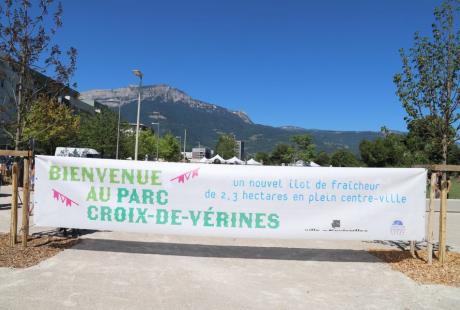 Ce samedi, c'était jour de fête pour à l'occasion de l'inauguration du parc de la Croix-de-Vérines !