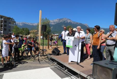 L'inauguration du parc de la Croix-de-Vérines en images