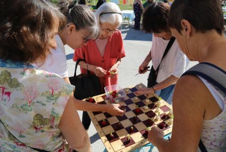 Les jeux en bois ont, comme d'habitude, rencontré un véritable succès. Quel plébiscite !