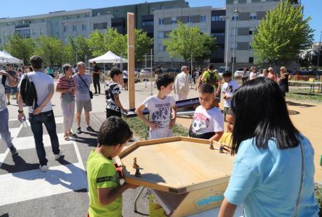 Les jeux en bois ont, comme d'habitude, rencontré un véritable succès. Quel plébiscite !