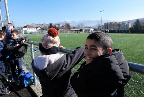 Portraits des enfants du club de football de Pont-De-Claix
