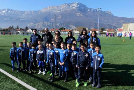 Photo des petits footballeurs échirollois