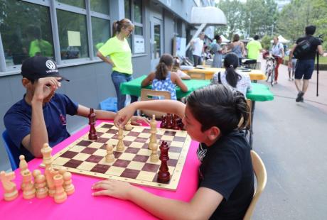 Les domino et les échecs étaient à l'honneur du côté de la ludothèque Essart-Surieux.