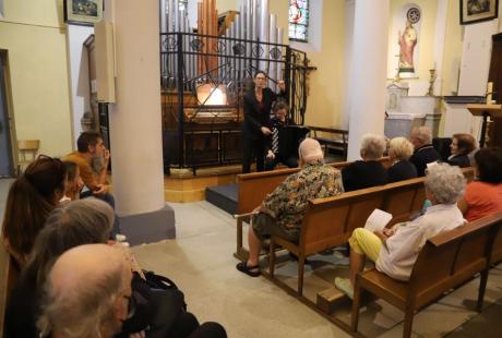 L'Association pour un orgue à Echirolles (APOE) proposait de jolis concerts d'orgue, d'accordéon et de chants sacrés à l'église Saint-Jacques.