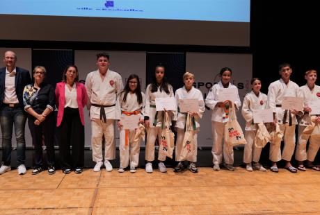 Les sportifs échirollois ont été récompensés pour leurs performances.