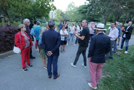 Pierre-Marie Forêt, directeur des sports, présentait le parcours.