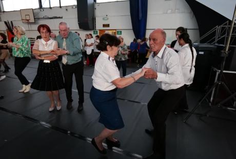 Quelques danseurs profitaient de l'occasion pour s'amuser.