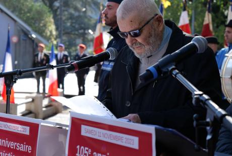 Lucien Souda, président de l’Association républicaine des anciens combattants.