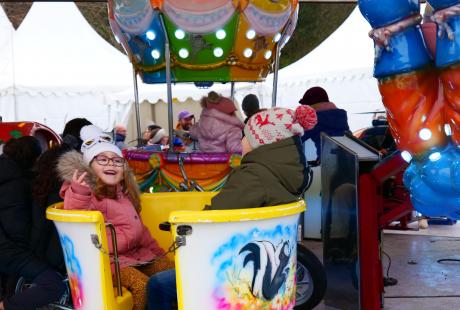 Photo du carrousel pour enfants