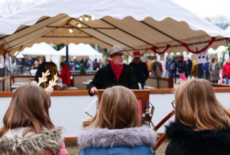 Photo d'un musicien au marché