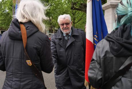 Lucien Souda, président du Comité de Liaison des associations d'anciens combattants