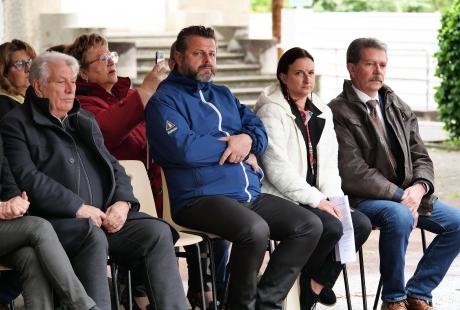 Adjoints et élus étaient présents à la cérémonie.