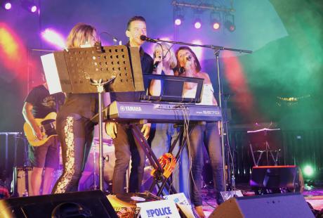 P-Pulse a assuré l'animation musicale avec un concert de reprises.