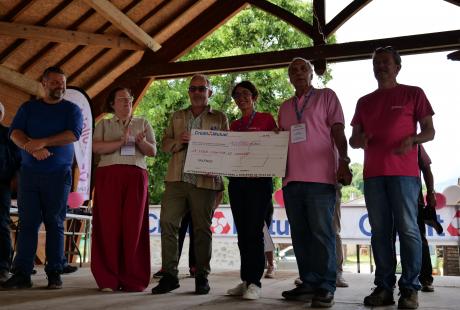 La ligue contre le cancer a reçu un chèque de 10 000 euros