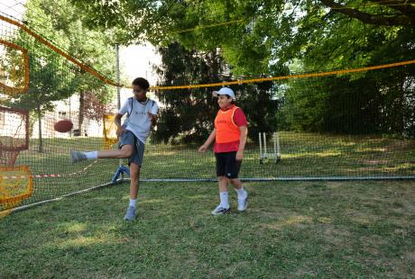 Grands jeux et animations sportives attendent petits et grands.
