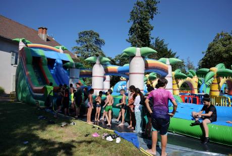 Les structures aquatiques sont en place tous les jours, du mardi au vendredi.